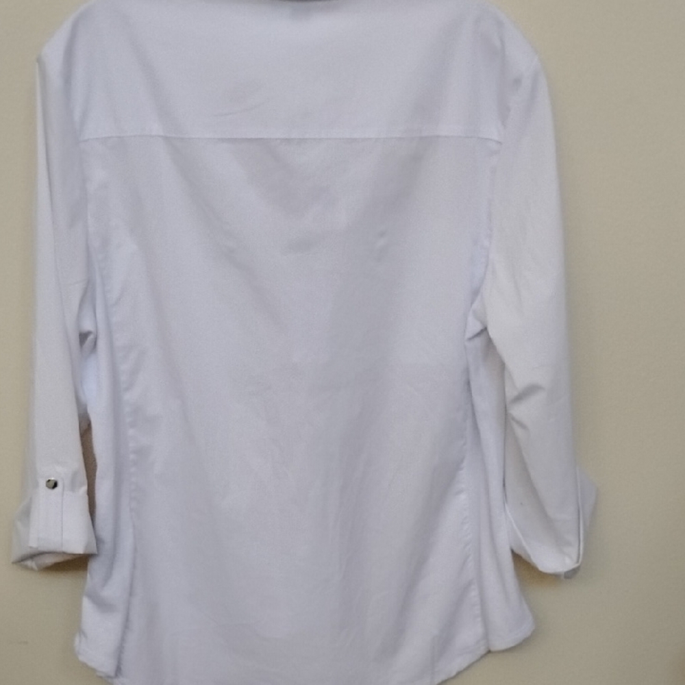 Zac & Rachel Elegant White Blouse - Picture 10 of 10
